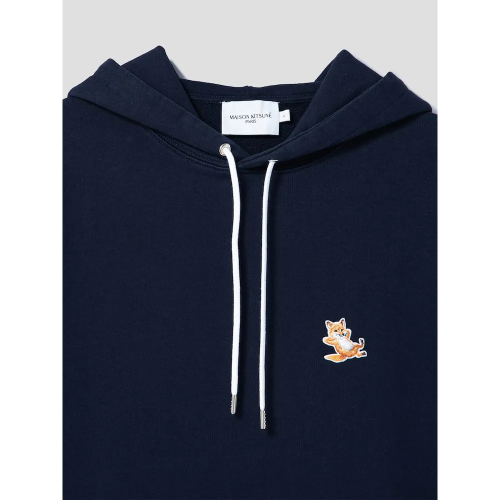 Maison Kitsune unisex hoodies with plain and animal pattern logo designs