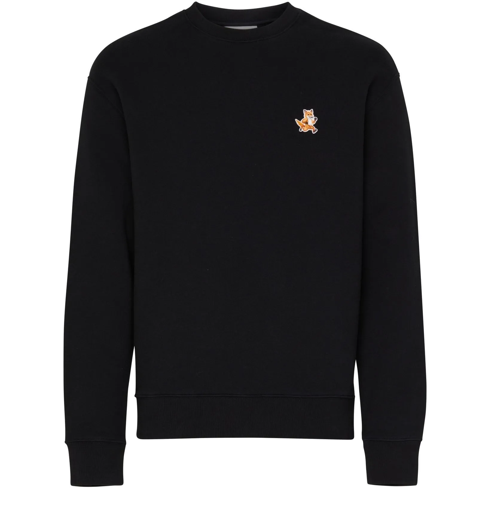 Maison Kitsune unisex long sleeves cotton logo - street style