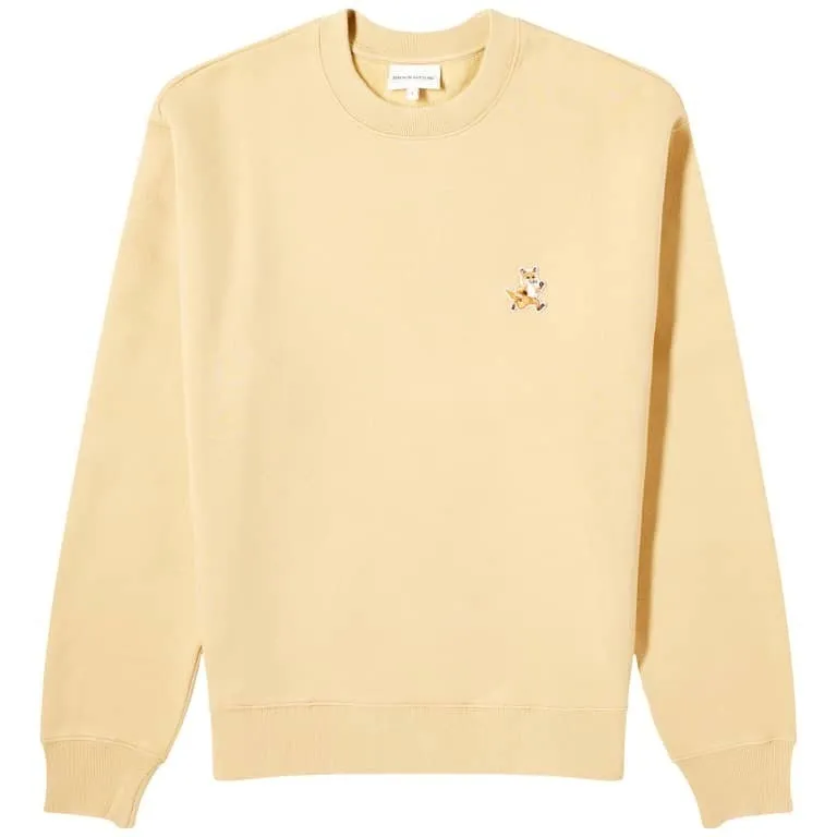 Maison Kitsune unisex long sleeves cotton logo - street style