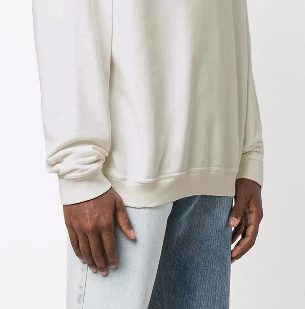 Maison Margiela Long Sleeves Unisex Hoodies - Plain Cotton Logo Designers