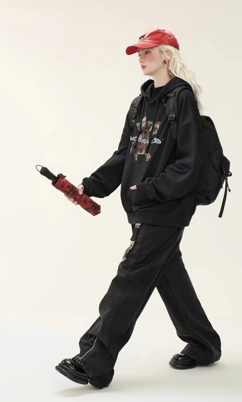 MAMC | Street Style Unisex Oversized Logo Hoodies