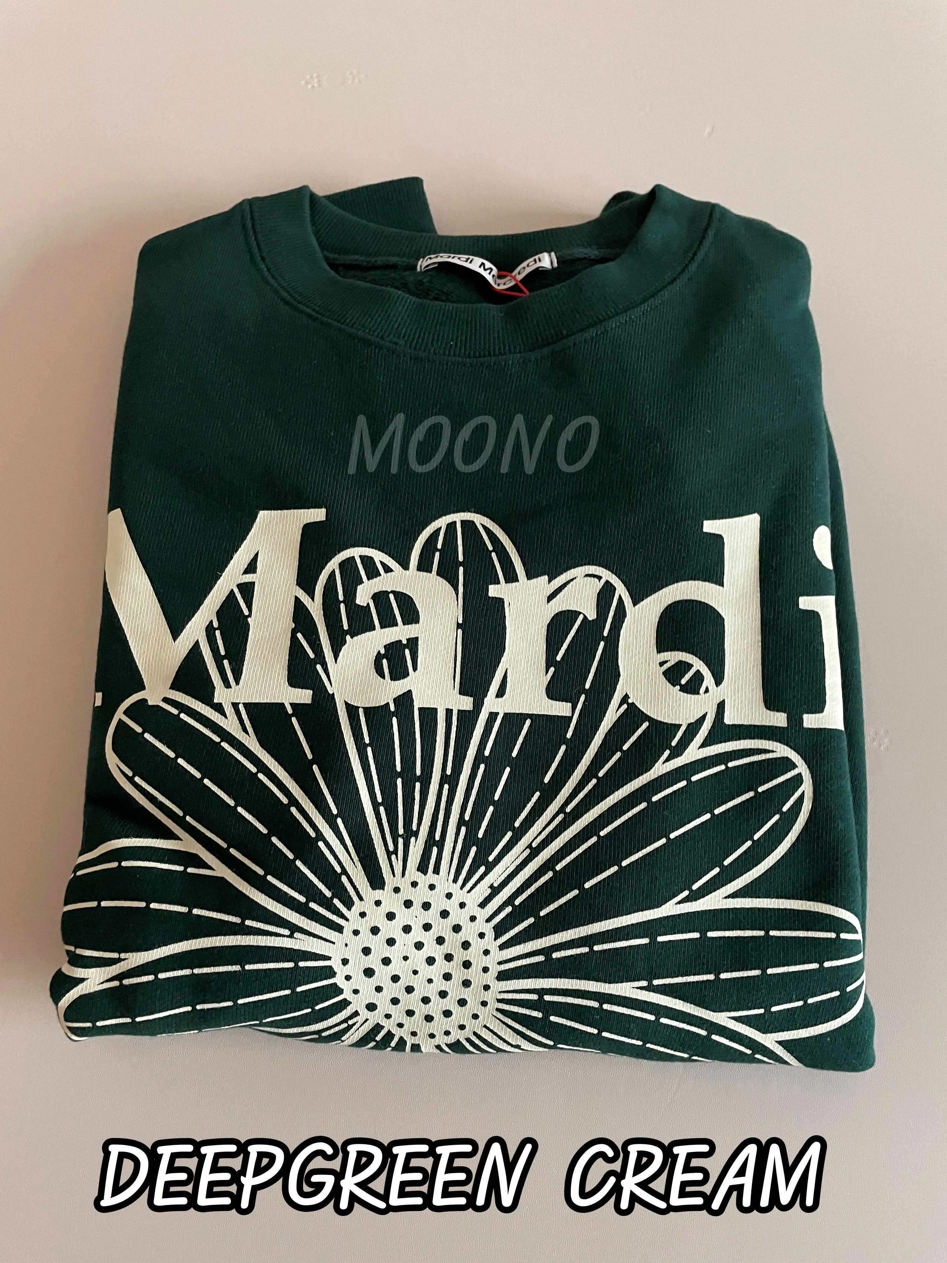 Mardi Mercredi | Long Sleeves Cotton Oversized Logo Shirt