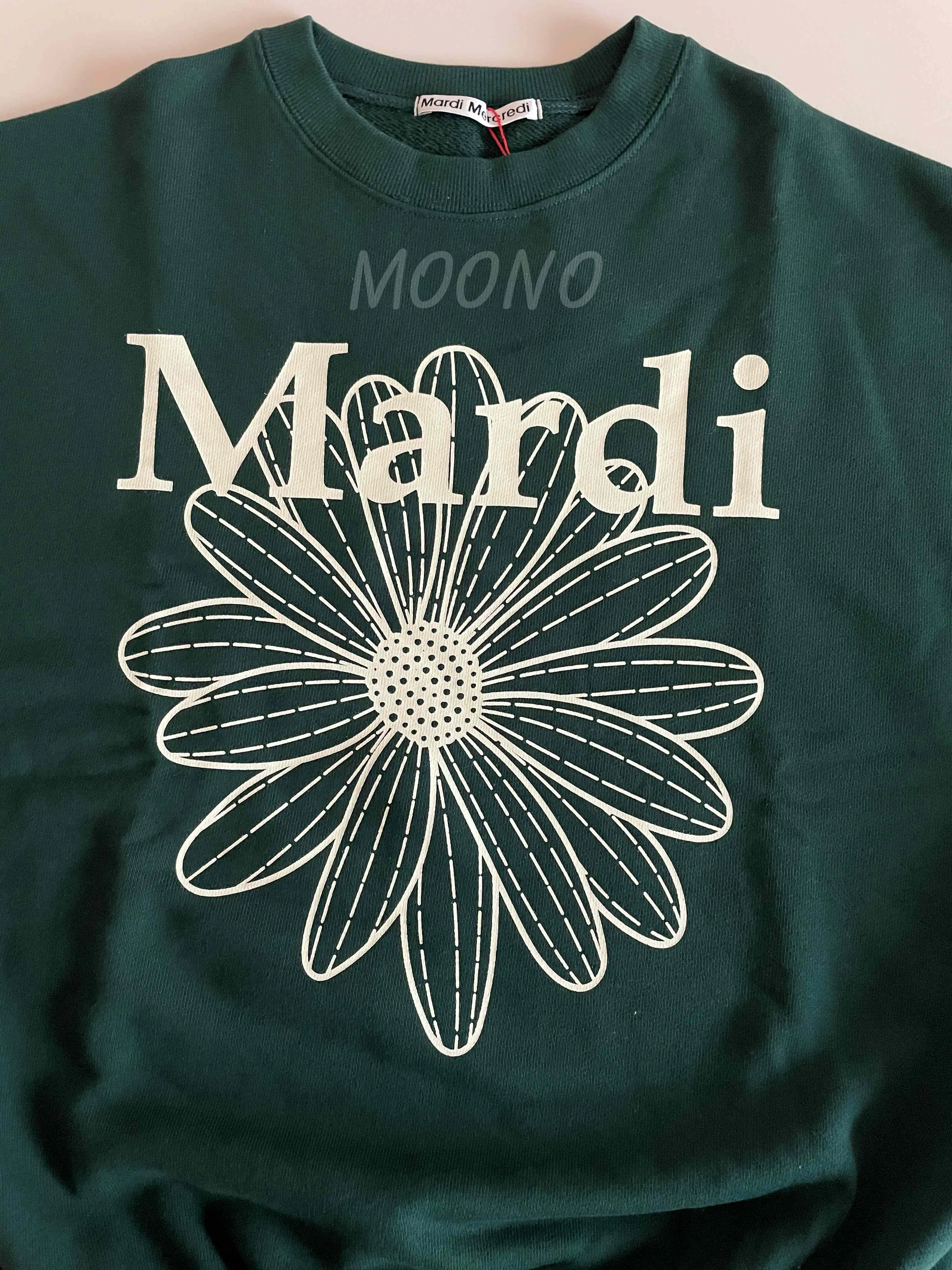 Mardi Mercredi | Long Sleeves Cotton Oversized Logo Shirt