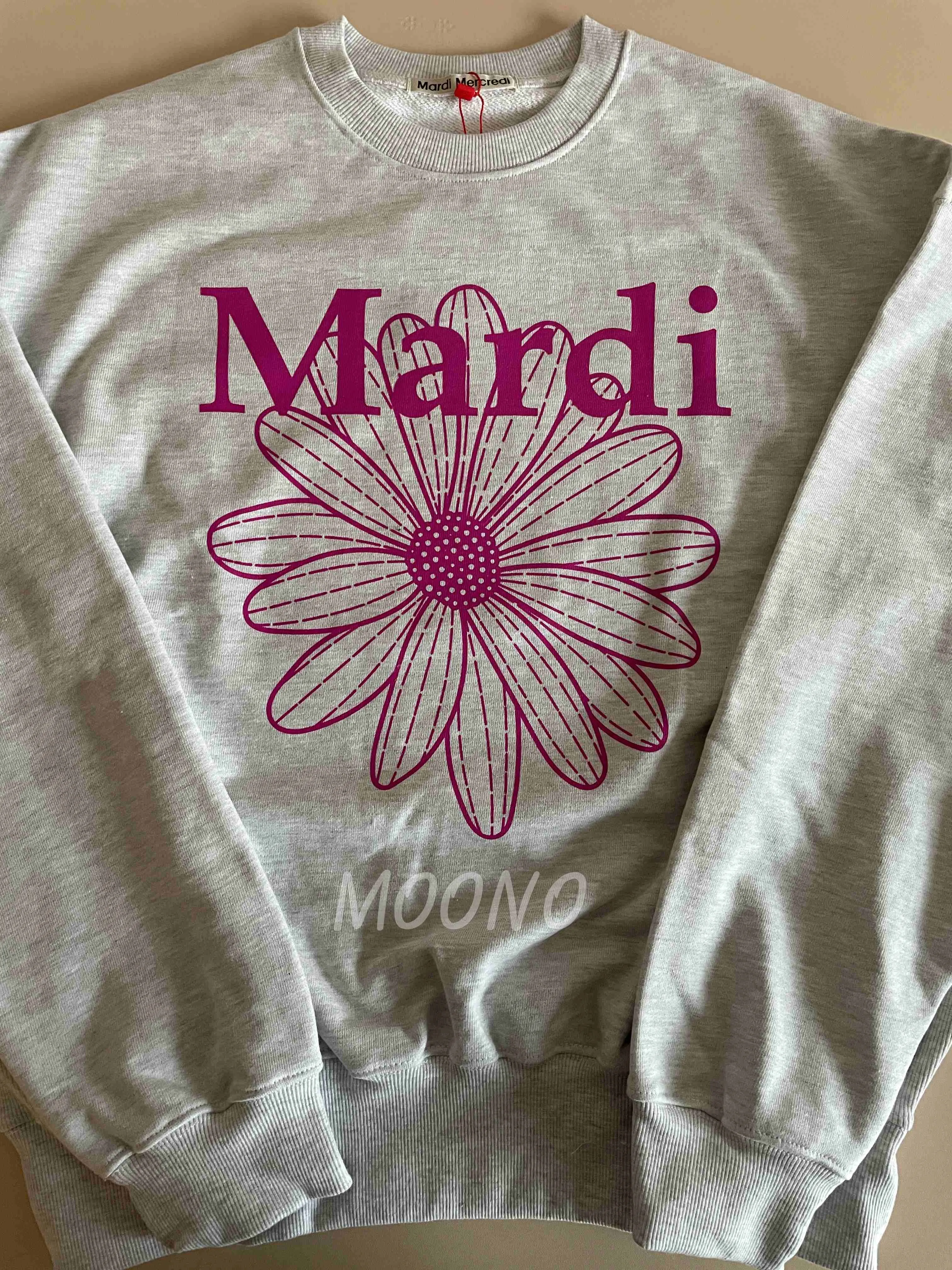 Mardi Mercredi | Long Sleeves Cotton Oversized Logo Shirt