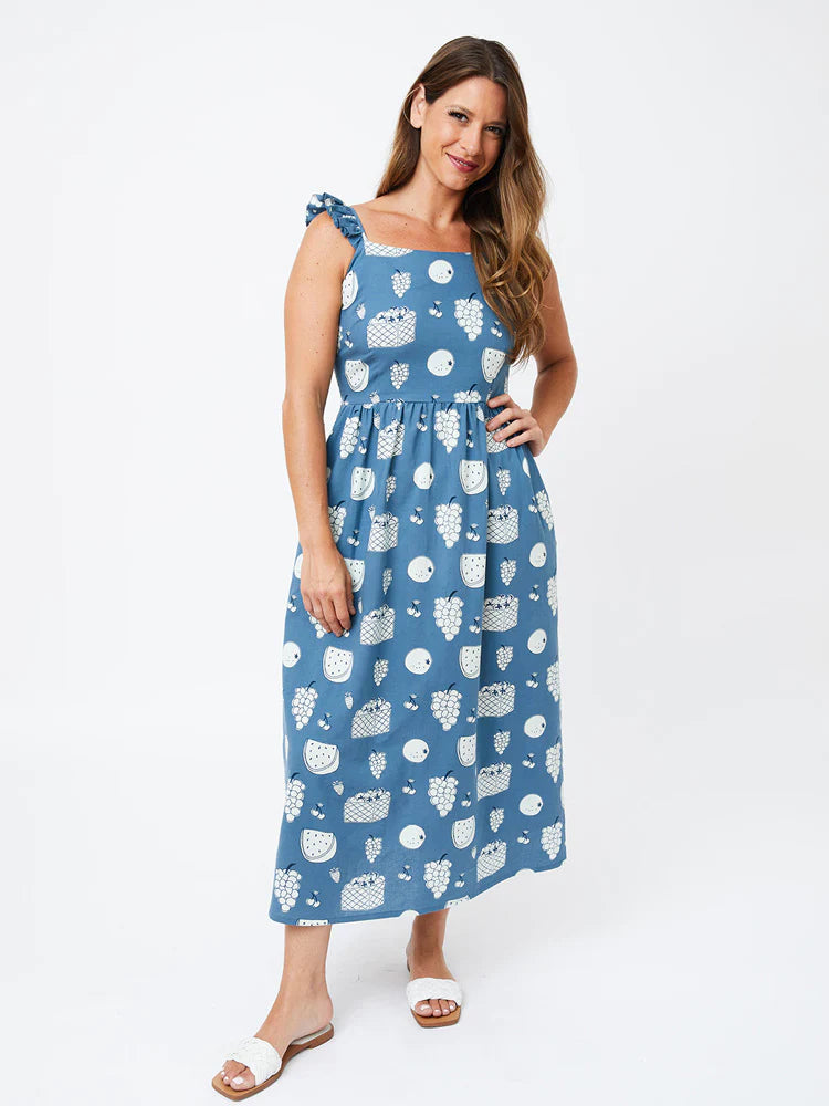 Maxi Dress with Ruffles