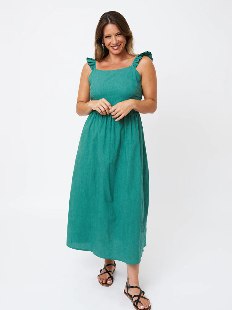 Maxi Dress with Ruffles