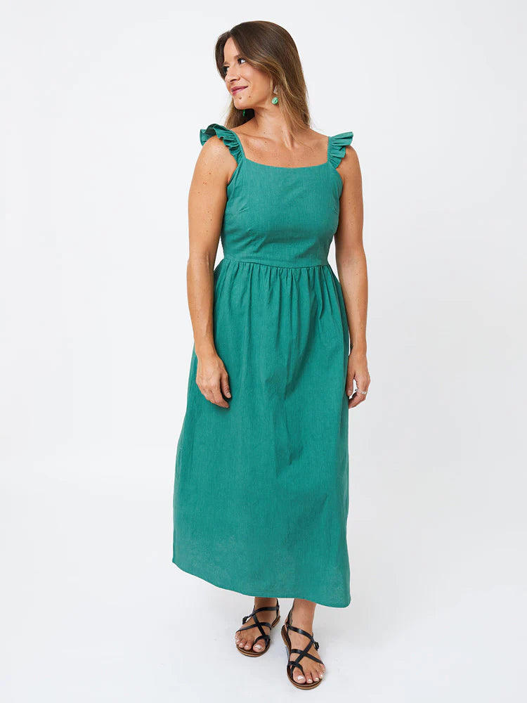 Maxi Dress with Ruffles