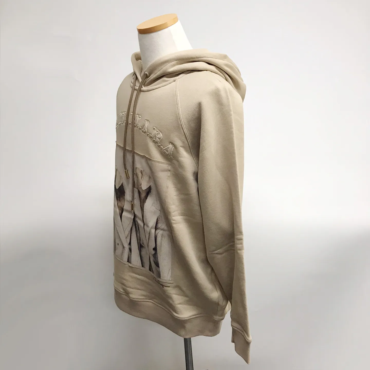 MaxMara Long Sleeves Cotton Logo Hoodies & Sweatshirts