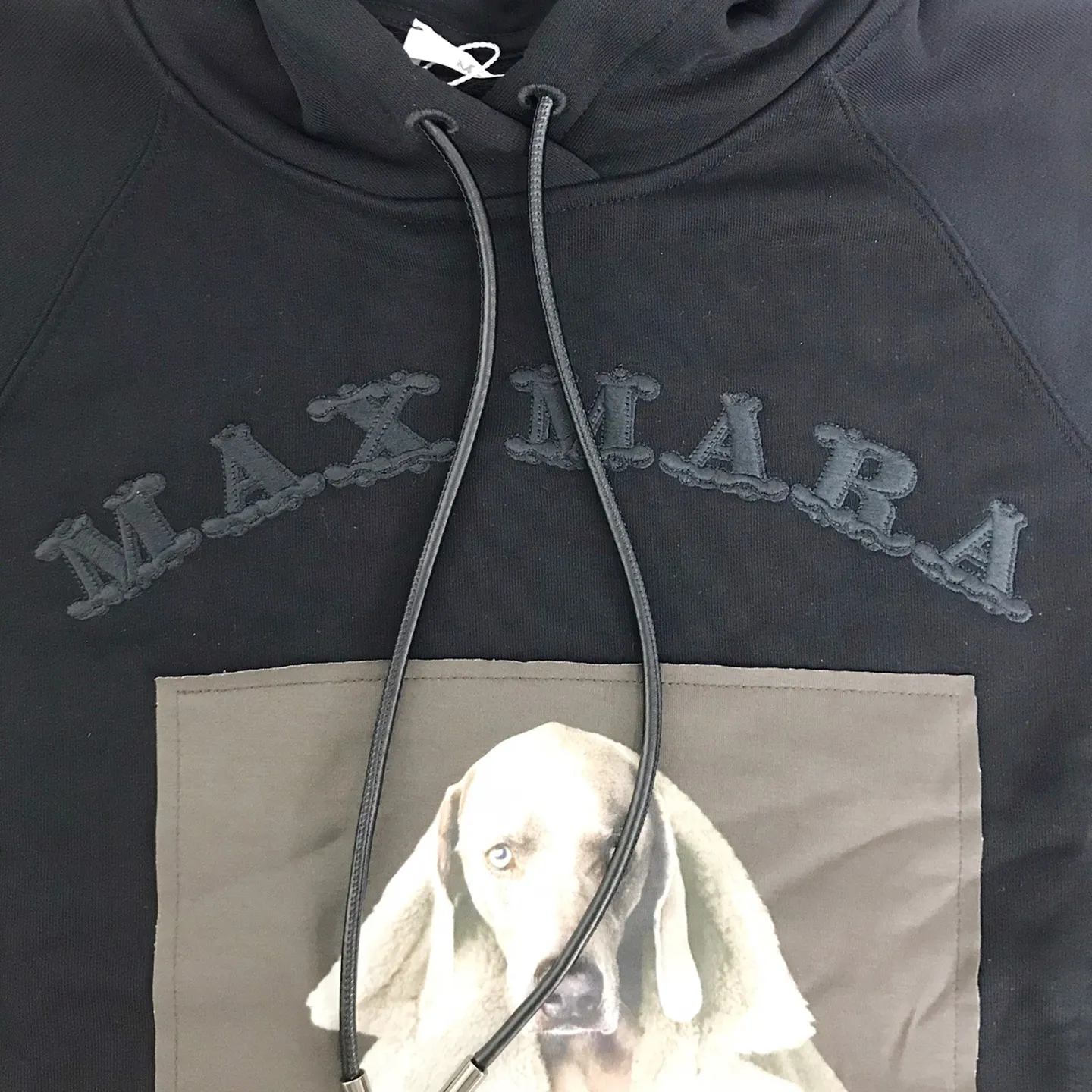 MaxMara Long Sleeves Cotton Logo Hoodies & Sweatshirts