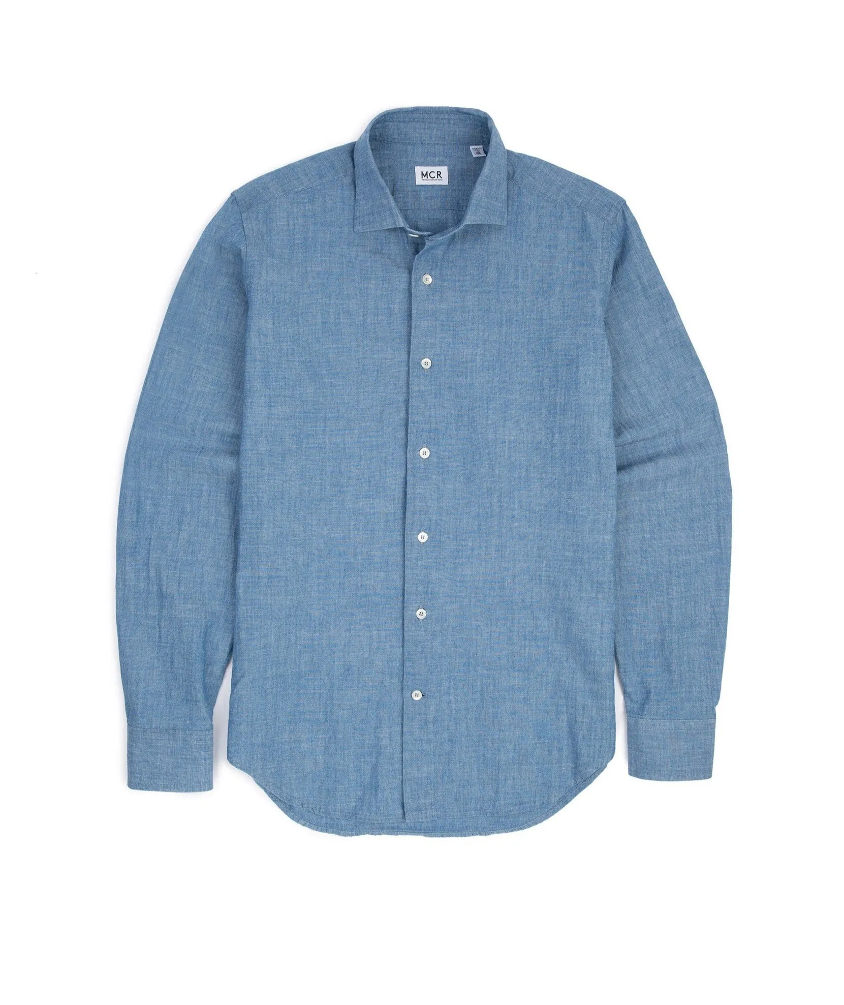 MCR Slim Japanese Chambray Shirt - Light Blue