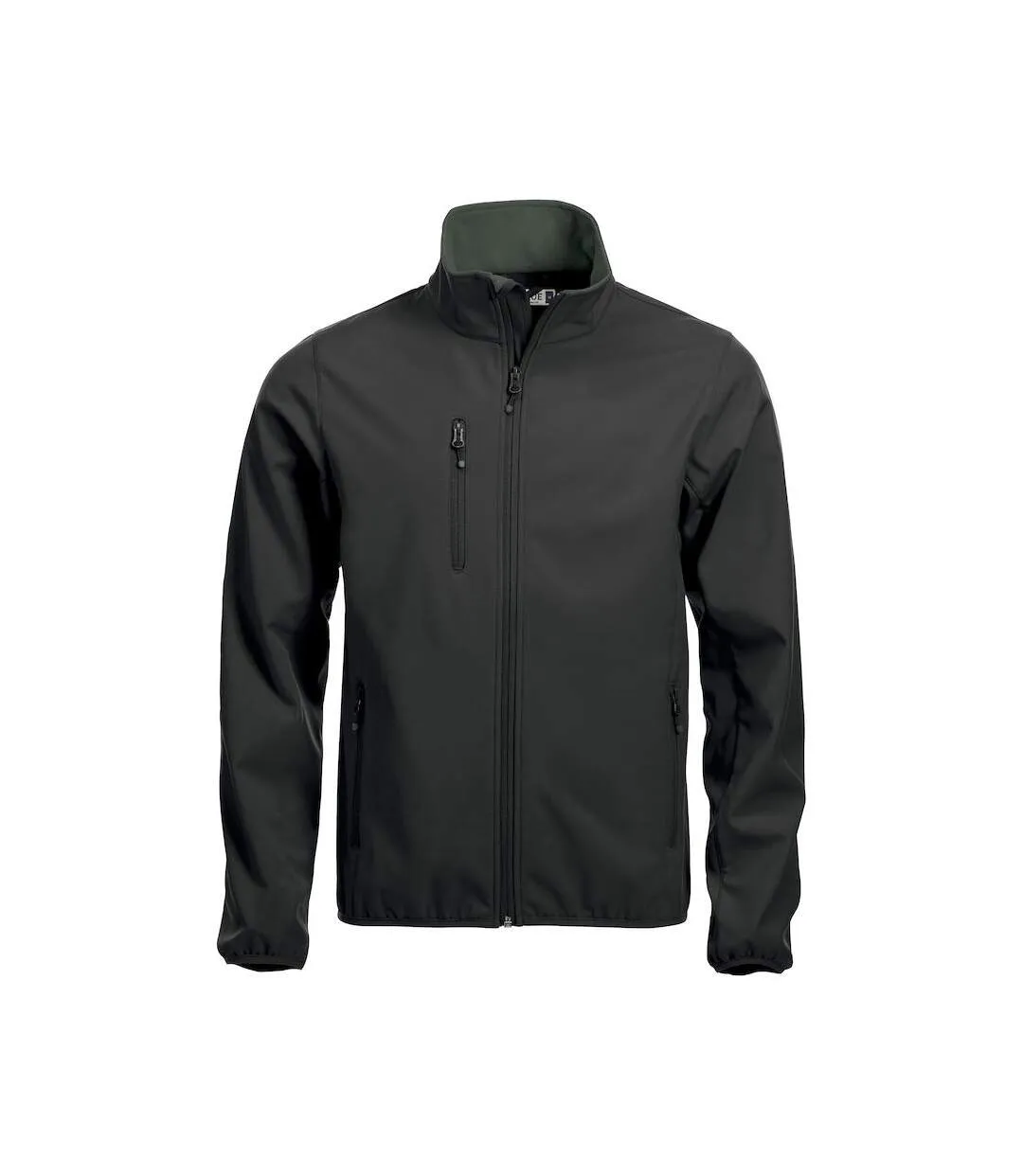 Mens basic soft shell jacket black Clique