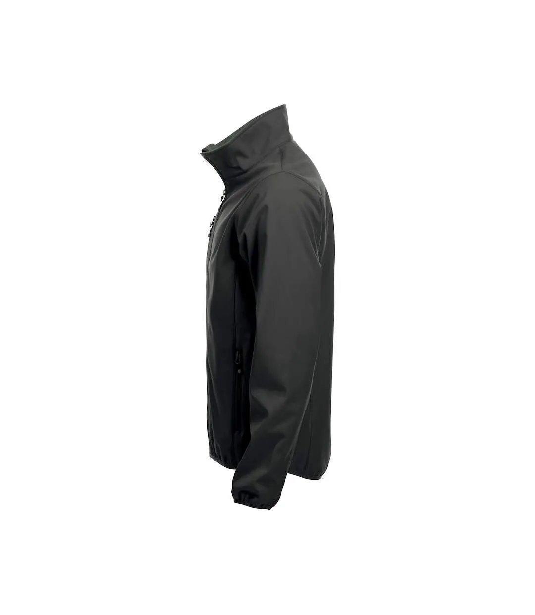 Mens basic soft shell jacket black Clique