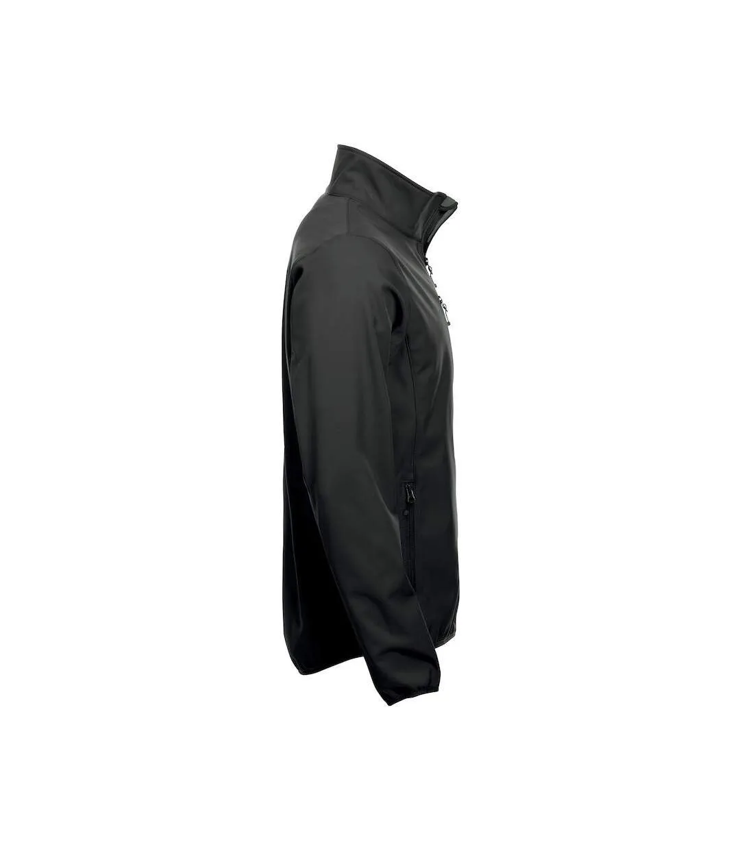 Mens basic soft shell jacket black Clique