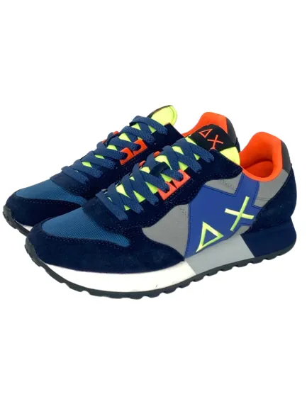 Mens Blue/Grey Z42115 Jaki Fluo Sneakers