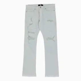 Men's Martin Distressed Slim Denim Pant | Stacked Fit