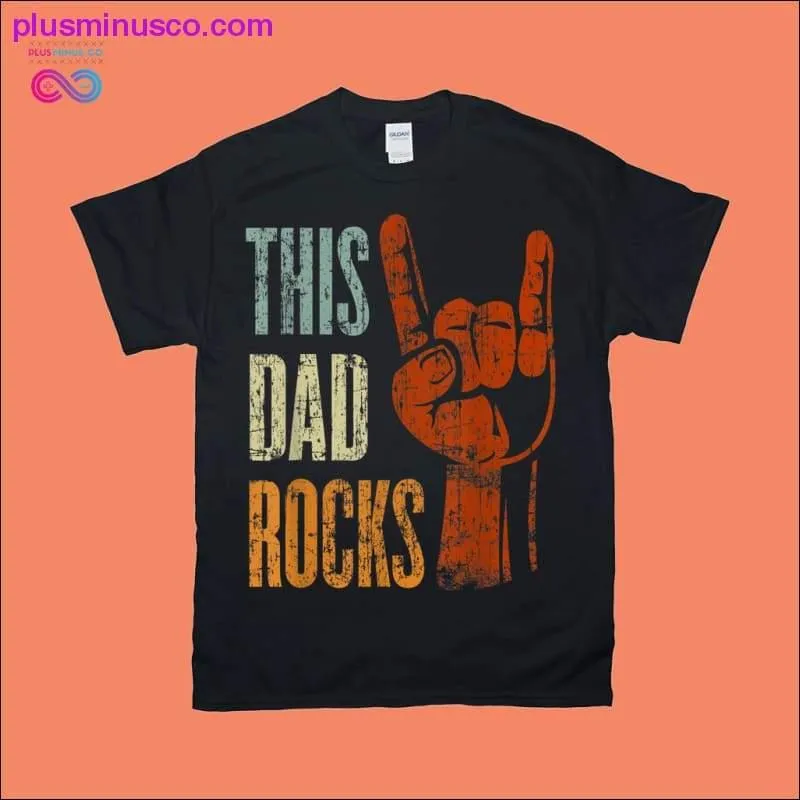 Men's Rock n Roll Metal T-Shirts for Dads who Rock