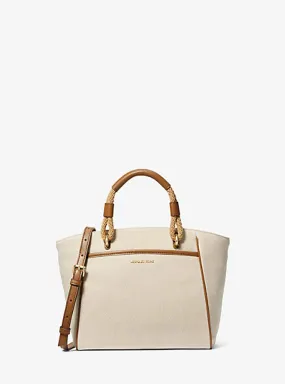 Michael Kors canvas handbag