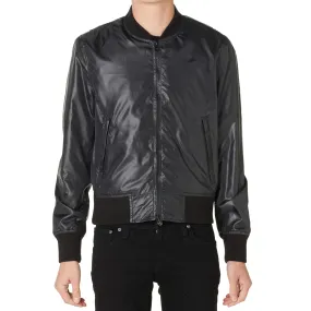 MKI 30G Black Nylon Bomber Jacket