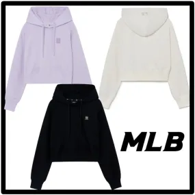 MLB Korean Unisex Hoodies & Sweatshirts | Street Style Logo