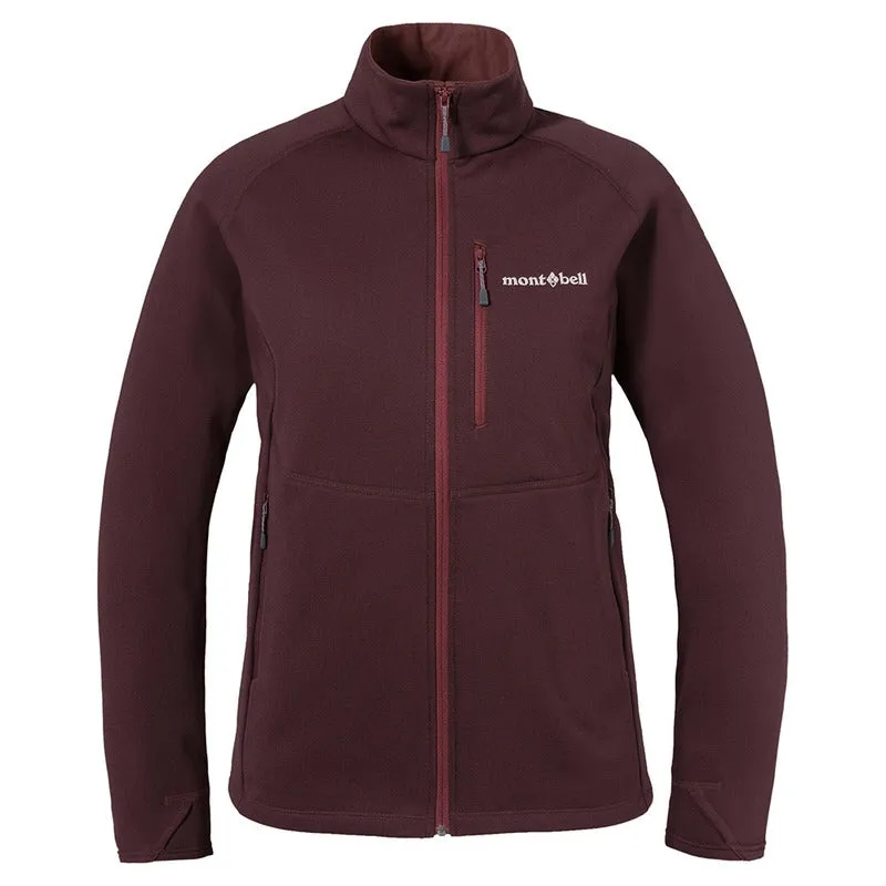 Montbell Women's Trail Action Jacket - Stretch CLIMAPLUS Wine Red