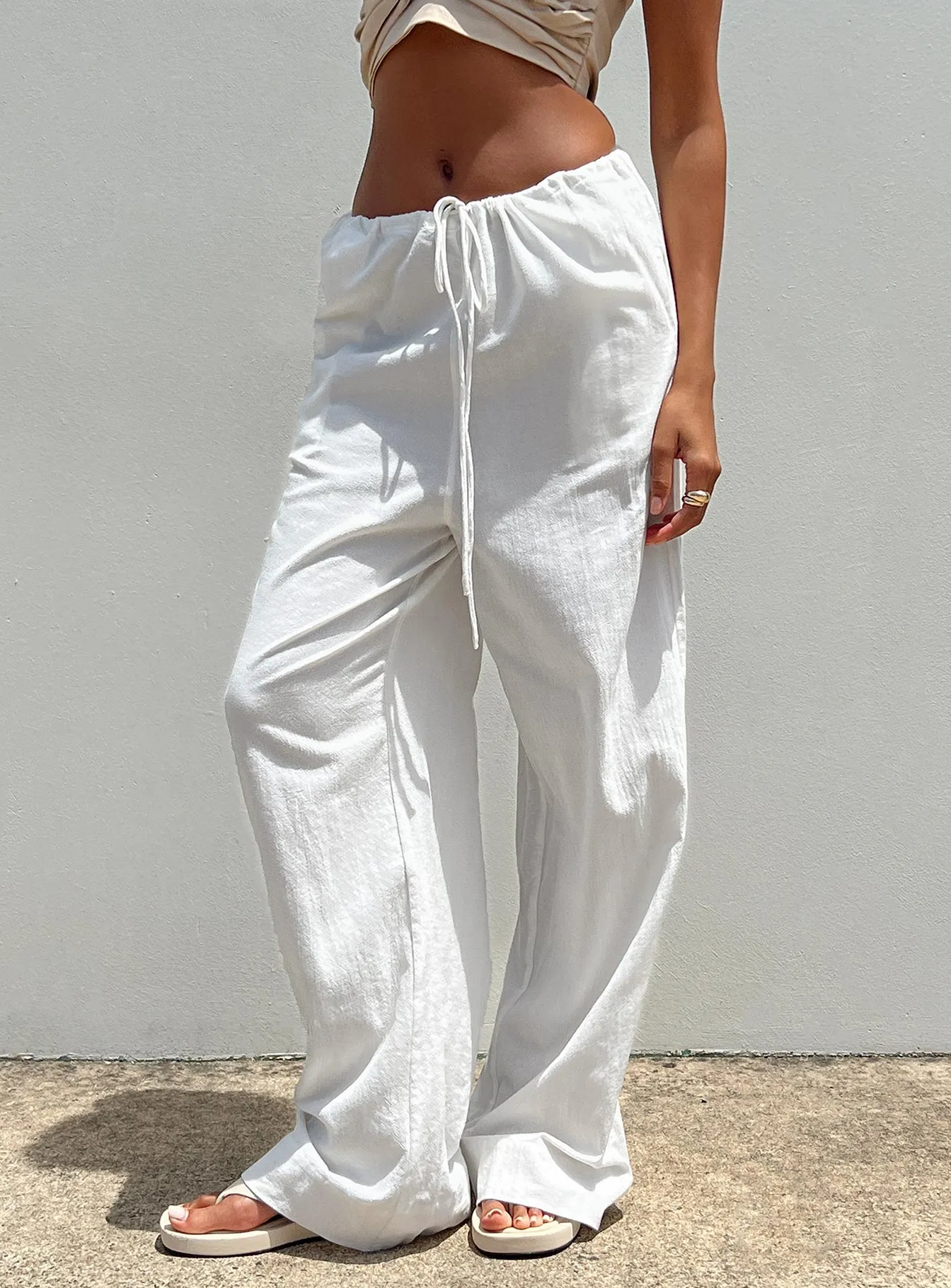 Morland White Pants for better Google ranking