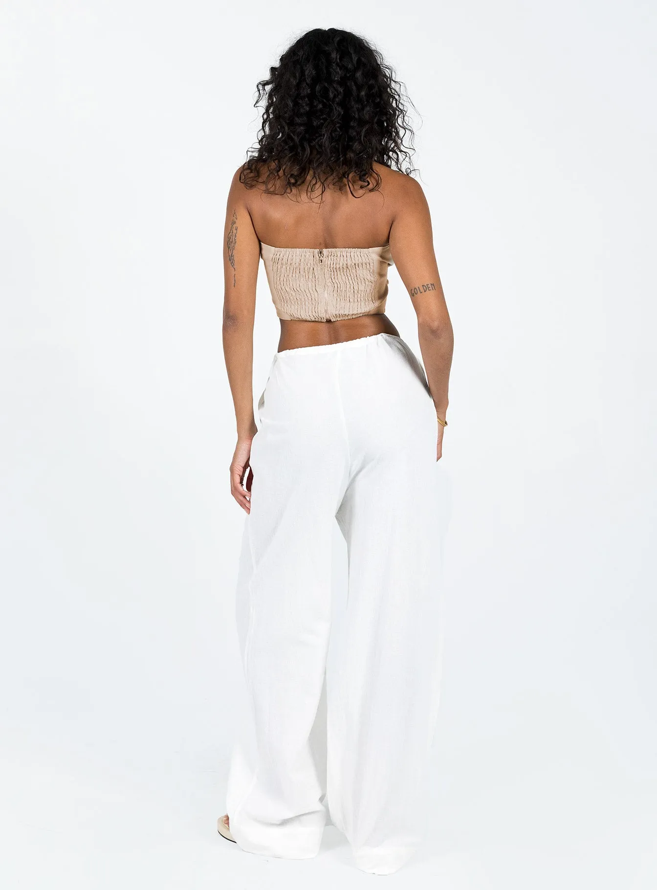 Morland White Pants for better Google ranking