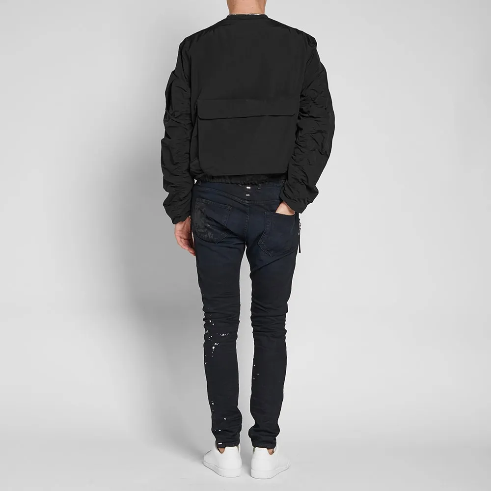 Mr. Shell Bomber Jacket, Black