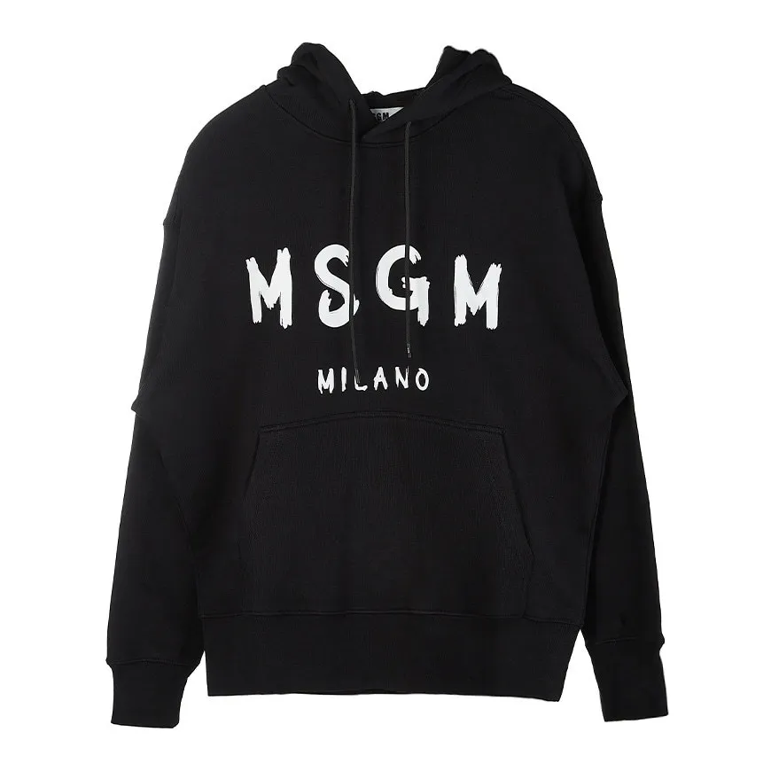 MSGM Long Sleeve Plain Cotton Logo Designers