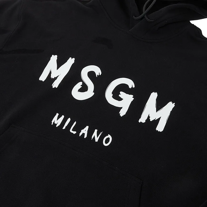 MSGM Long Sleeve Plain Cotton Logo Designers