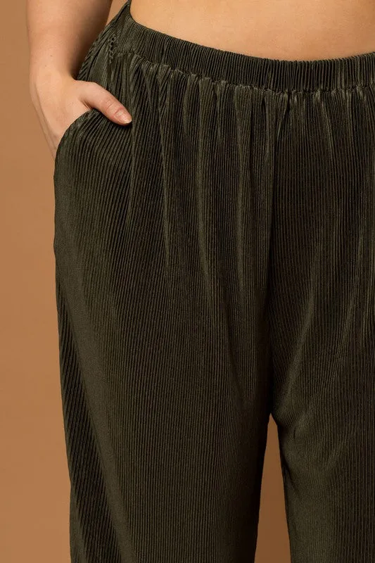 Natalia Pleated Trousers