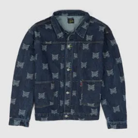 Needles Jacquard Woven Denim Work Jacket - Unisex - Type Two