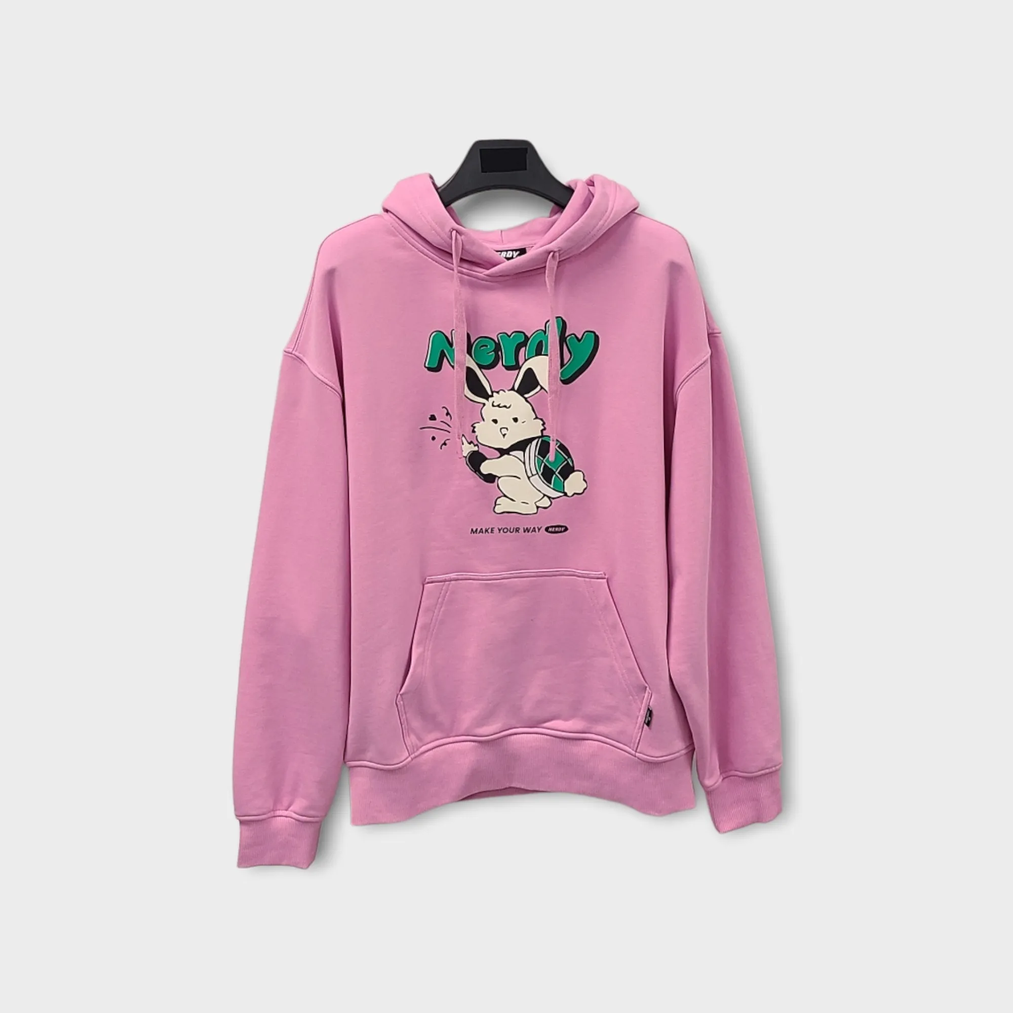 Nerdy Turtle Buddy Pullover Hoodie - 23SS