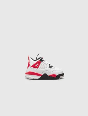 Nike Air Jordan 4 Retro Toddler Red Cement Athletic Shoes