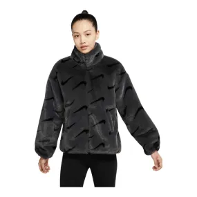 Nike Women's Printed Faux Fur Jacket