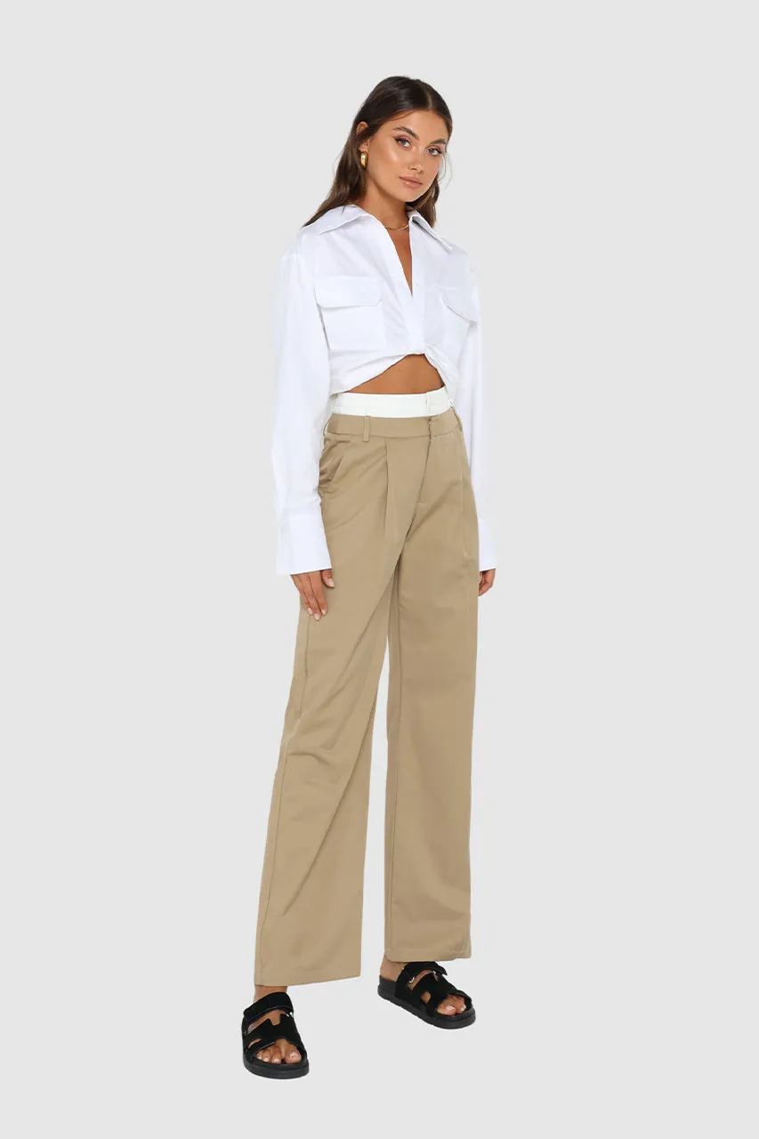 Nora Camel Pants