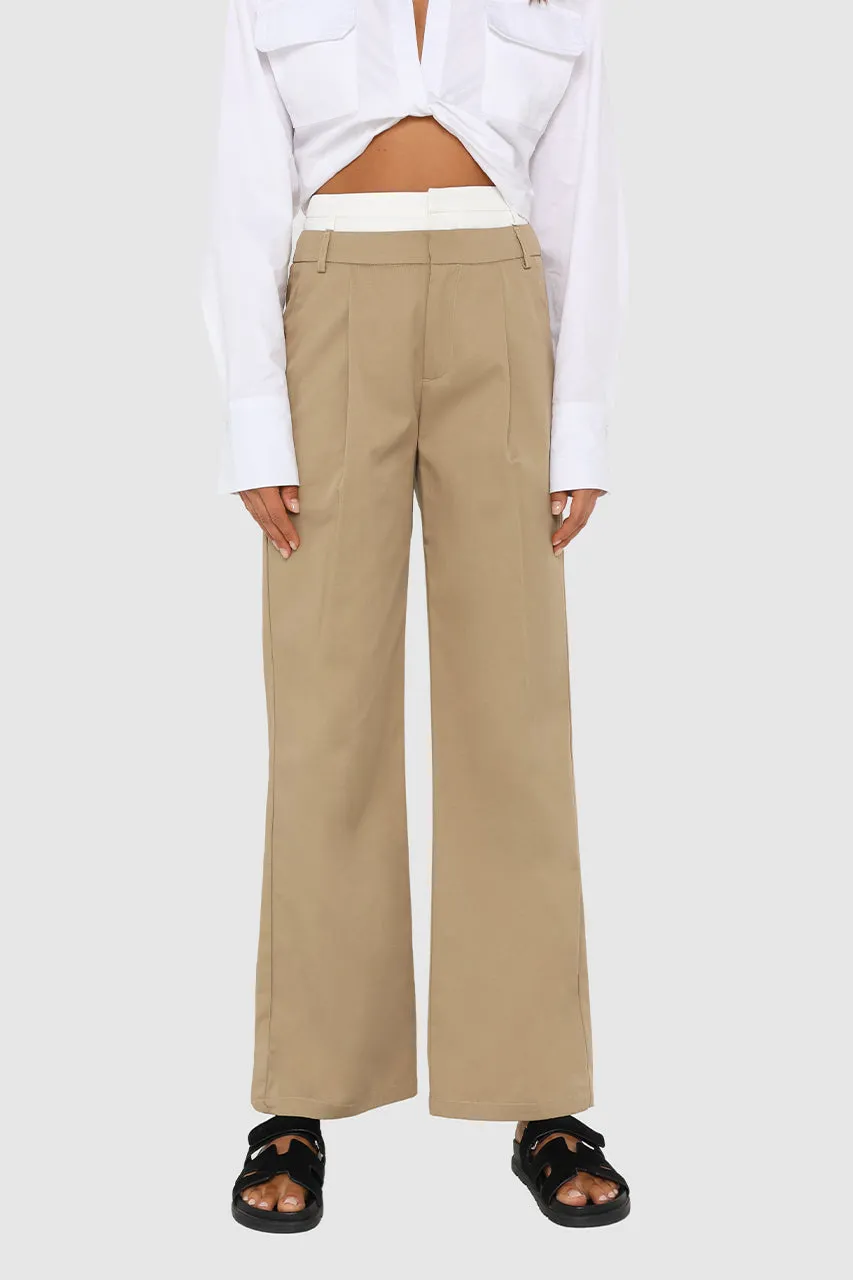 Nora Camel Pants