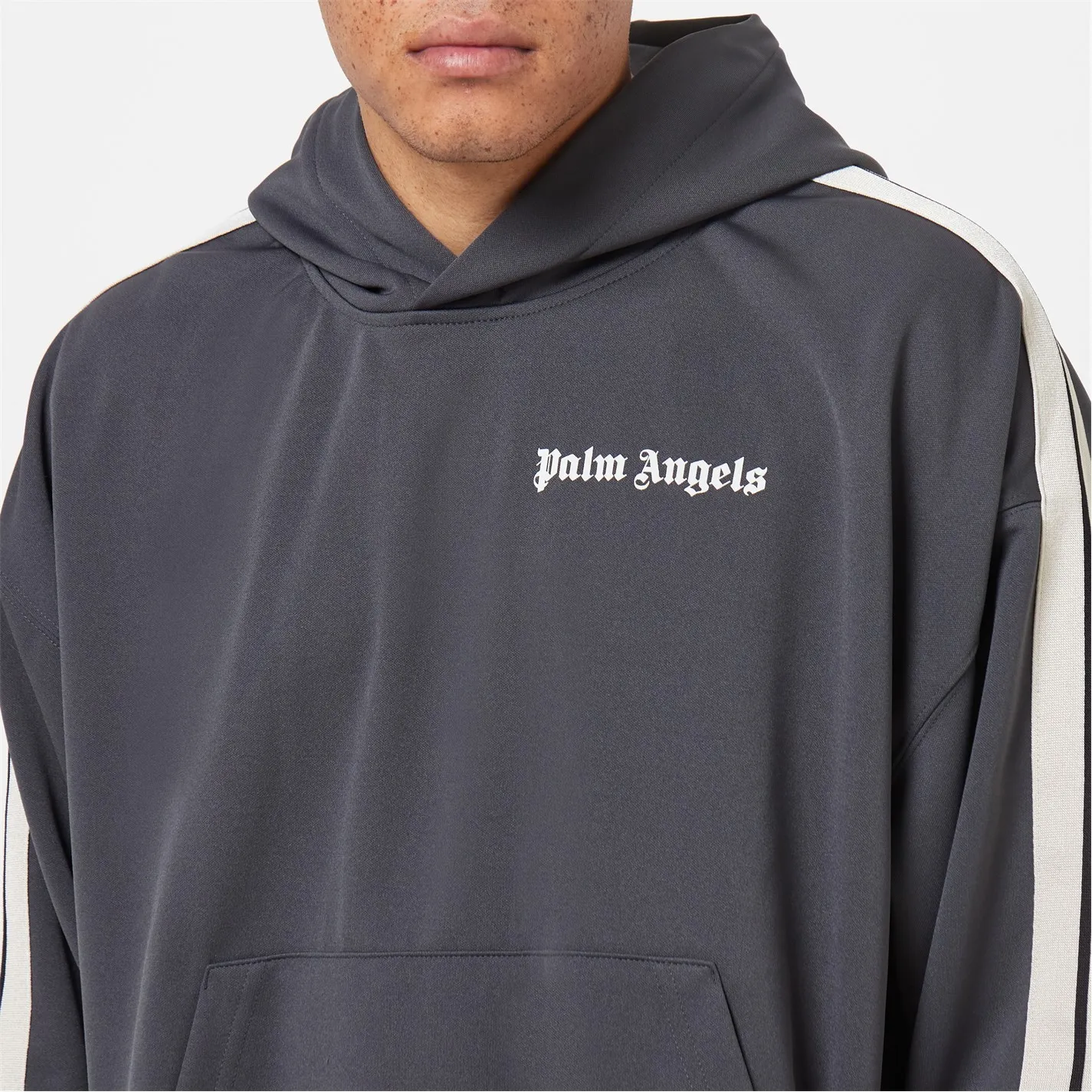 Palm Angels | Street Style Plain Logo Hoodies with Long Sleeves