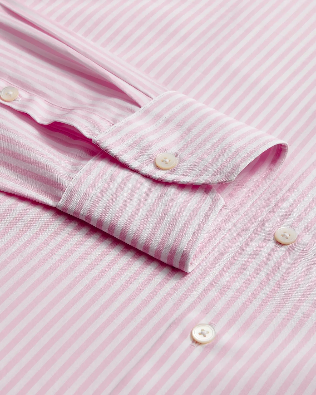 Pink and white Thomas Pink stripe shirt