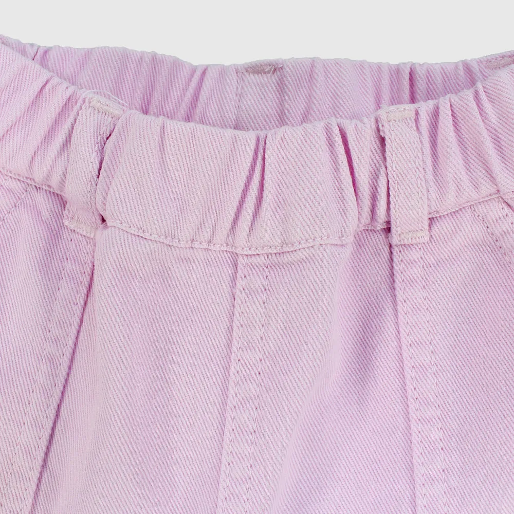 Pink cargo pants for women