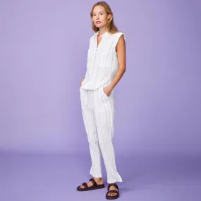 Pinstripe Gauze Trousers