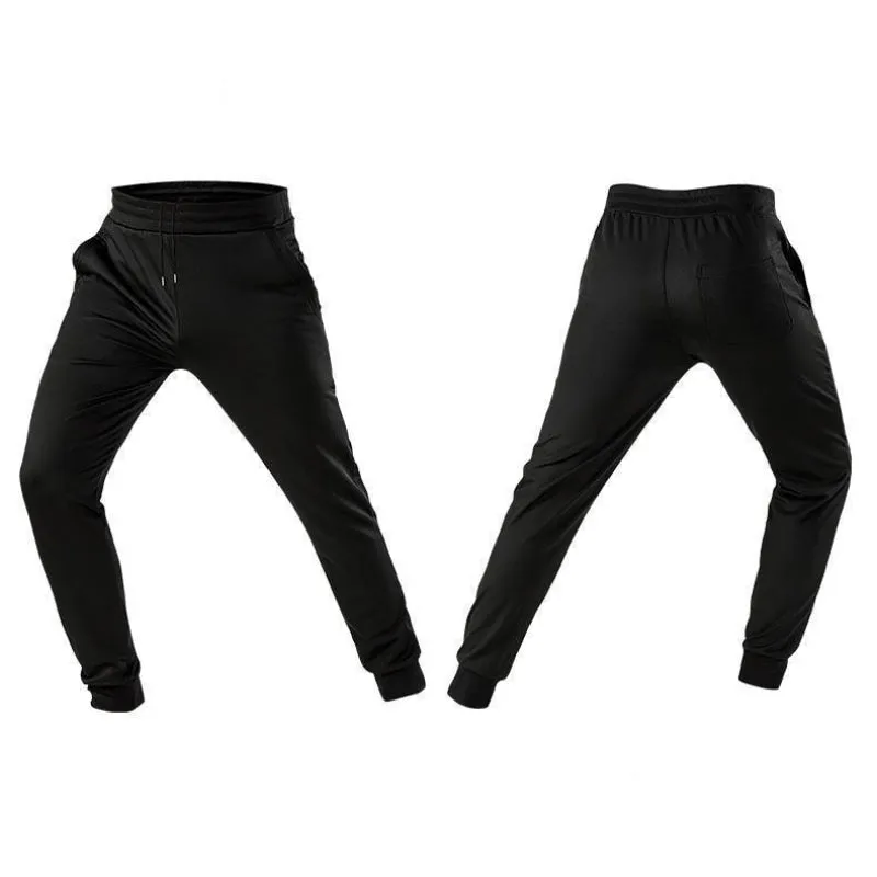 Polyester Drawstring Soccer Running Pants for Men