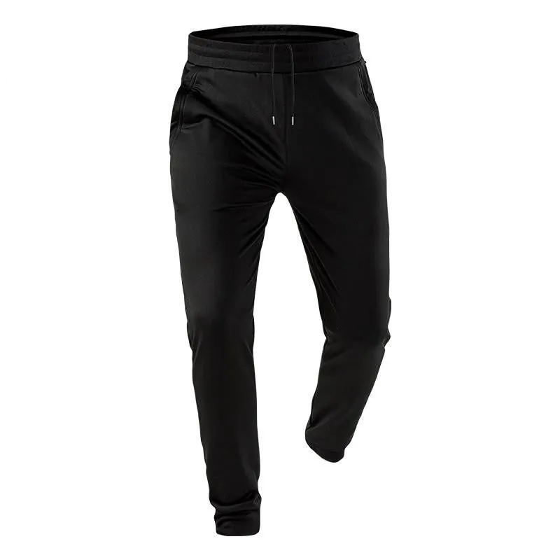 Polyester Drawstring Soccer Running Pants for Men