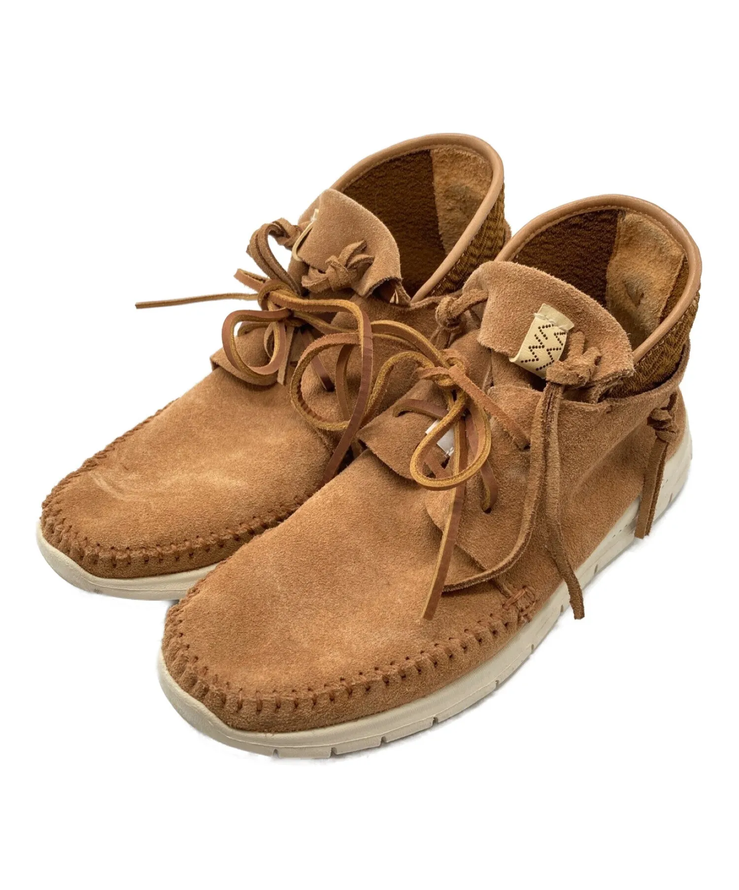 [Pre-owned] visvim UTE MOC TRAINER HI-FOLK/High-cut sneakers/leather shoes