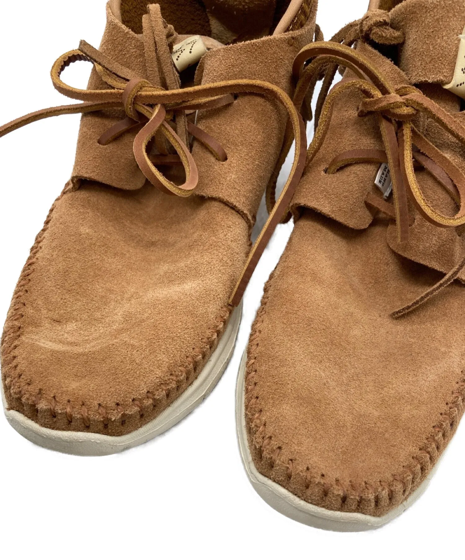 [Pre-owned] visvim UTE MOC TRAINER HI-FOLK/High-cut sneakers/leather shoes