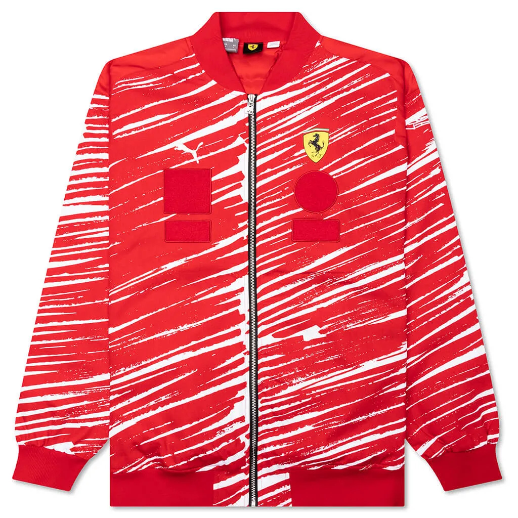 Puma Joshua Vides Ferrari Race Jacket - Rosso Corsa.