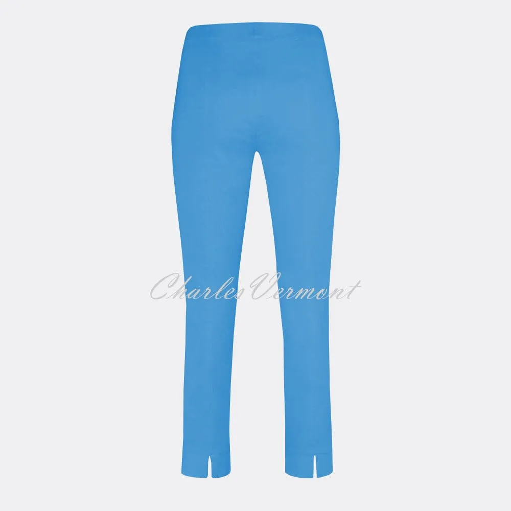 Robell Rose 09 Azure Blue Cropped Super Slim Trouser 51527-5499-600