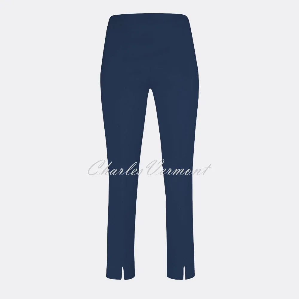 Robell Rose 09 French Navy Cropped Super Slim Trouser