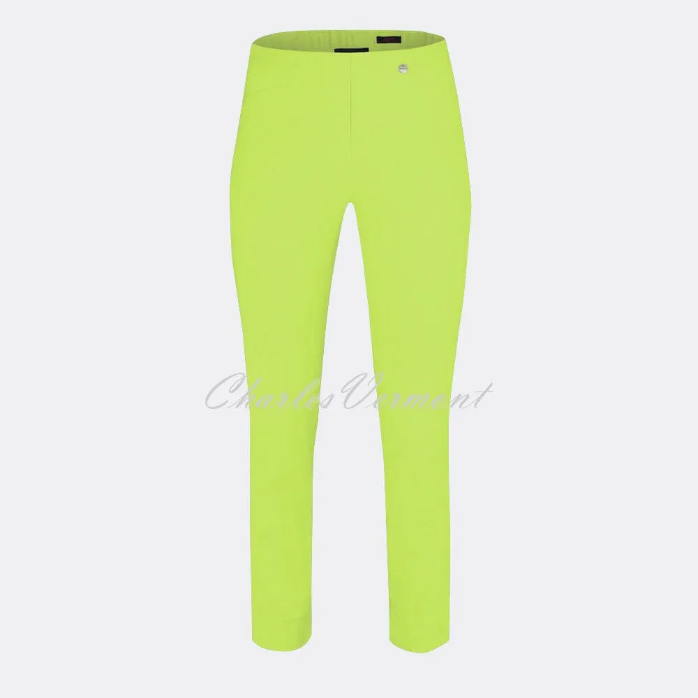 Robell Rose 09 Lime Cropped Super Slim Trouser 51527-5499-810