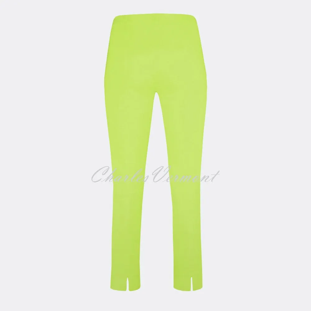 Robell Rose 09 Lime Cropped Super Slim Trouser 51527-5499-810