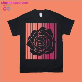 Rose Pink Retro Sunset T-Shirts